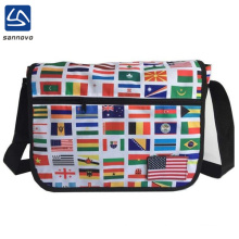 wholesale special design flag single shoulder bag,sling bag for teenagers